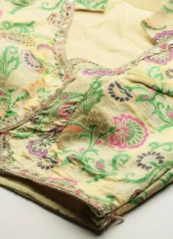 Skirt From Beige Art Silk Jacquard Co Ords Set After Six Wear -Deals Chic Lehenga Store Beige Art Silk Jacquard Co Ords Set IWBS02211097 rrc1