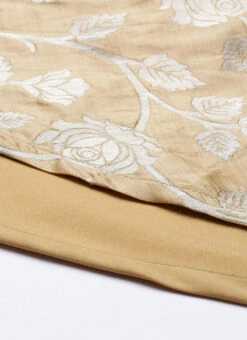 Beige Brocade Boat Neck Flared Dress Festive Wear 14 Beige Brocade Boat Neck Flared Dress Festive Wear -Deals Chic Lehenga Store Beige Brocade Boat Neck Flared Dress DRBS02105387 rrc3