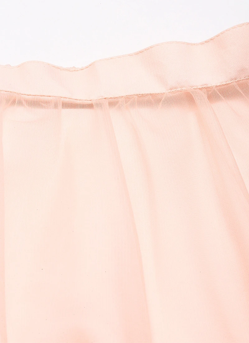 Dupatta From Beige Sequins Embroidered Tiered Lehenga Set After Six Wear 6 Dupatta From Beige Sequins Embroidered Tiered Lehenga Set After Six Wear - Image 6