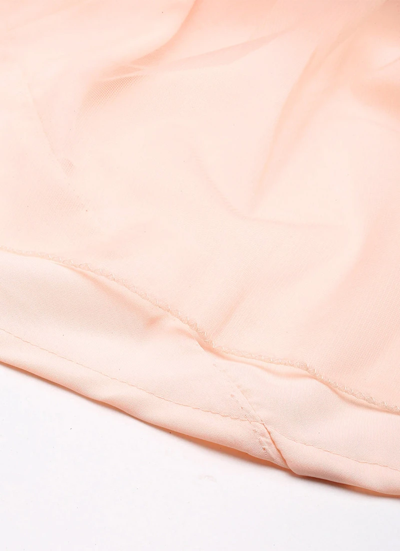 Dupatta From Beige Sequins Embroidered Tiered Lehenga Set After Six Wear 7 Dupatta From Beige Sequins Embroidered Tiered Lehenga Set After Six Wear - Image 7