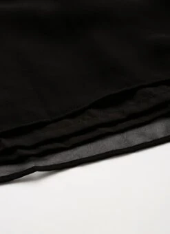 Bottom From Black Chinon Embroidered N Sequins Gharara Set After Six Wear -Deals Chic Lehenga Store Black Chinon Embroidered N Sequins Gharara Set SLBS02209627 rrc4 3