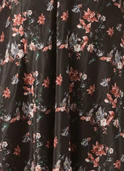 Black Chinon Side Cut Out Dress After Six Wear -Deals Chic Lehenga Store Black Chinon Side Cut Out Dress DRBS02308941 rrc3