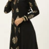 Dupatta From Black Embroidered Anarkali Suit Set After Six Wear
