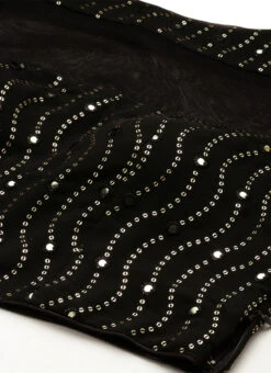 Dupatta From Black Georgette Embroidered Lehenga Set After Six Wear -Deals Chic Lehenga Store Black Georgette Embroidered Lehenga Set GHBS02211108 rrc1