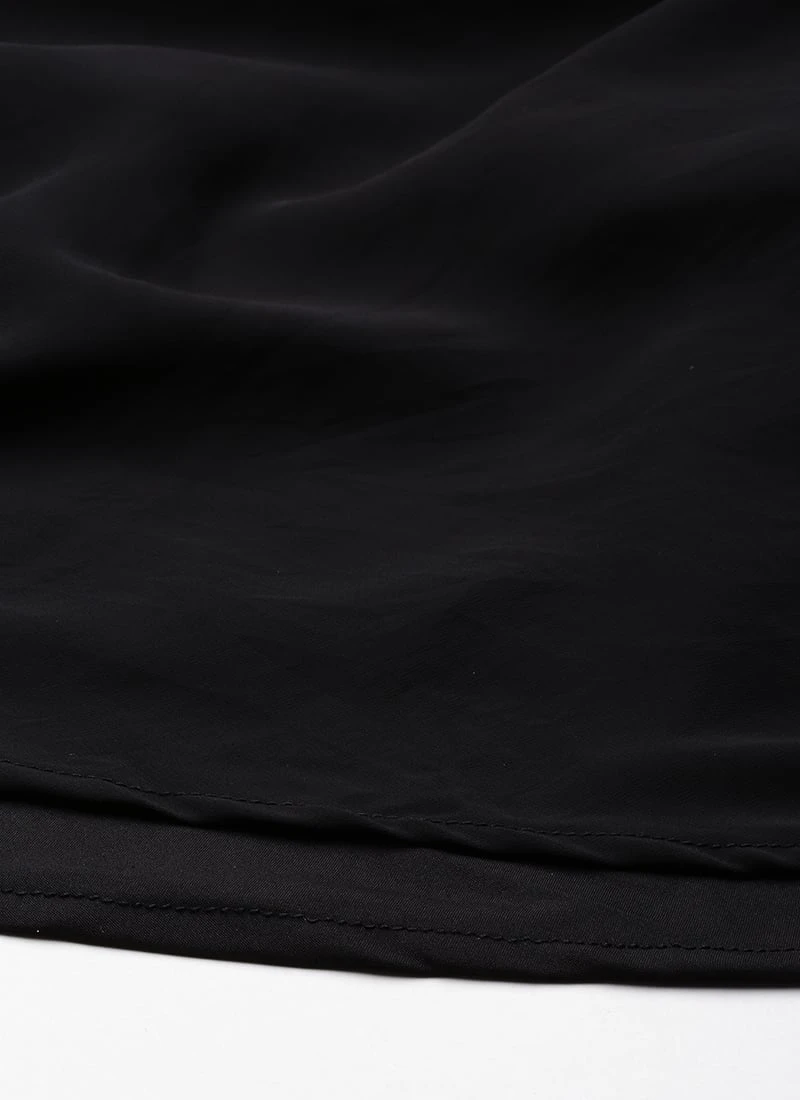 Black Georgette Sequins Gown Party Wear 7 Black Georgette Sequins Gown Party Wear - Image 7