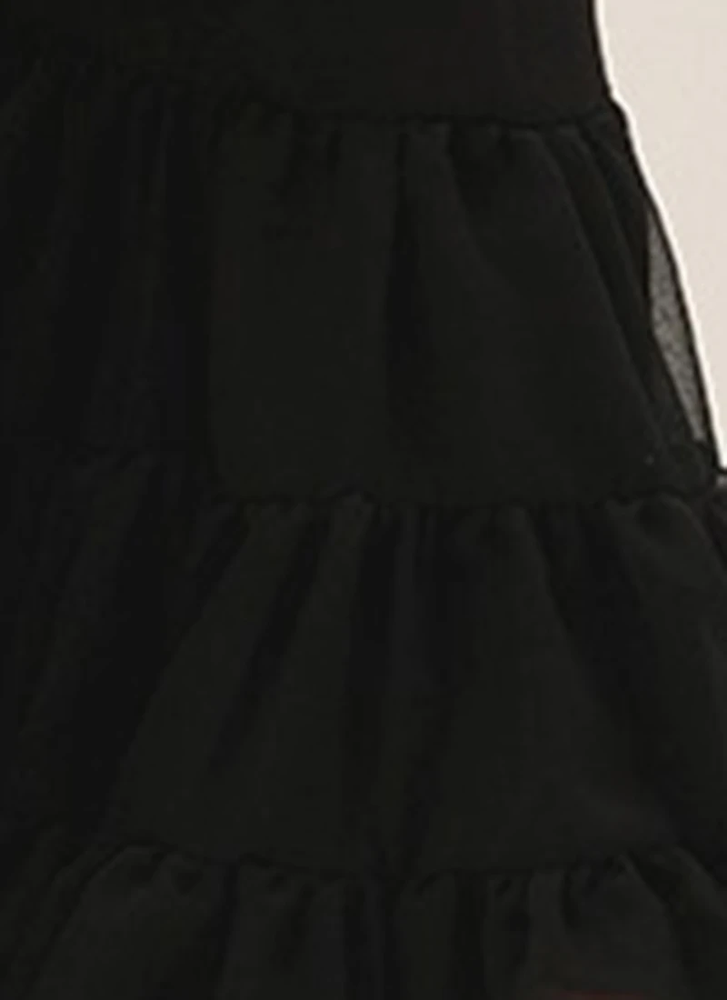 Black Georgette Sequins Jumpsuit Festive Wear 7 Black Georgette Sequins Jumpsuit Festive Wear - Image 7