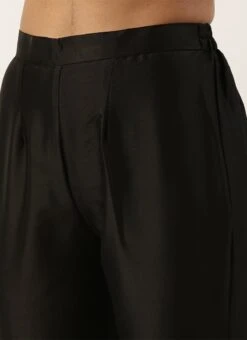 Dupatta From Black Georgette Sequins Narrow Straight Pant Suit After Six Wear -Deals Chic Lehenga Store Black Georgette Sequins Narrow Straight Pant Suit SLBS02211248 rrc2 2