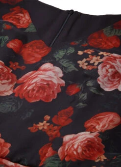 Black Organza Ruffle Dress Party Wear -Deals Chic Lehenga Store Black Organza Ruffle Dress DRBS02203563 rrc4