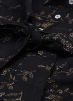 Black Printed Rayon High N Low Dress After Six Wear -Deals Chic Lehenga Store Black Printed Rayon High N Low Dress DRBS02102845 rrc2