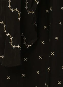 Black Viscose Embroidered Layered Gown Festive Wear -Deals Chic Lehenga Store Black Viscose Embroidered Layered Gown IWBS02212600 rrc3