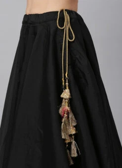 Black And Gold Sequins Lehenga Choli Set Festive Wear -Deals Chic Lehenga Store Black and Gold Sequins Lehenga Choli Set GHBS02001273 rrc2