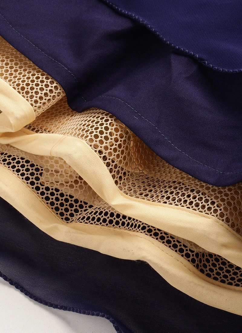 Blue Art Silk Digital Printed Dress Festive Wear 8 Blue Art Silk Digital Printed Dress Festive Wear - Image 8