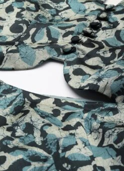 Blue Art Silk Digital Printed Dress After Six Wear Festive Wear -Deals Chic Lehenga Store Blue Art Silk Digital Printed Dress DRBS02210921 rrc1