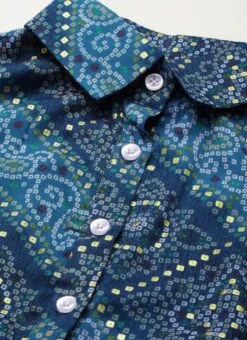 Blue Chanderi Art Silk Handkerchief Style Dress After Six Wear Festive Wear 14 Blue Chanderi Art Silk Handkerchief Style Dress After Six Wear Festive Wear -Deals Chic Lehenga Store Blue Chanderi Art Silk Handkerchief Style Dress DRBS02203499 rrc3 1