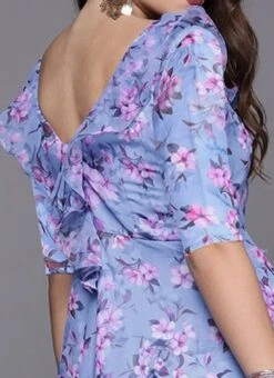 Blue Digital Print V Neck Gown Party Wear 13 Blue Digital Print V Neck Gown Party Wear -Deals Chic Lehenga Store Blue Digital Print V Neck Gown IWBS02308956 rrc2