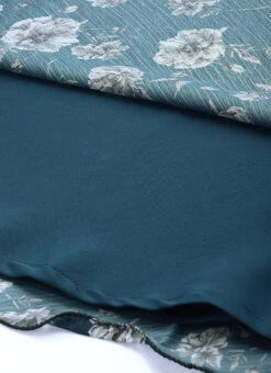 Blue Digital Printed Chinon Dress Party Wear -Deals Chic Lehenga Store Blue Digital Printed Chinon Dress DRBS02308892 rrc4