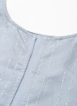 Blue Digital Printed Jacket Style Jumpsuit Festive Wear -Deals Chic Lehenga Store Blue Digital Printed Jacket Style Jumpsuit DRBS02212636 rrc3