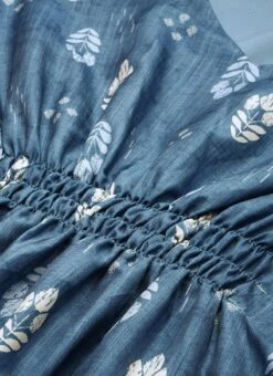 Blue Digital Printed Kaftan Dress After Six Wear Festive Wear -Deals Chic Lehenga Store Blue Digital Printed Kaftan Dress DRBS02211026 rrc1