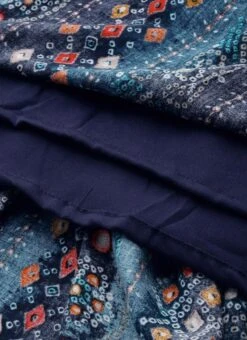 Blue Digital Printed Maxi Dress Party Wear -Deals Chic Lehenga Store Blue Digital Printed Maxi Dress DRBS02110966 rrc3