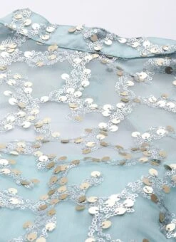 Blue Embroidered Layered Style Bridal Gown Wedding Wear -Deals Chic Lehenga Store Blue Embroidered Layered Style Bridal Gown IWBS02008734 rrc1