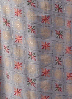 Blue Foil Printed A Line Dress After Six Wear -Deals Chic Lehenga Store Blue Foil Printed A line Dress DRBS02111071 rrc3