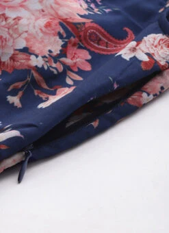 Blue Georgette Digital Printed Tiered Dress Festive Wear 14 Blue Georgette Digital Printed Tiered Dress Festive Wear -Deals Chic Lehenga Store Blue Georgette Digital Printed Tiered Dress DRBS02302270 rrc3