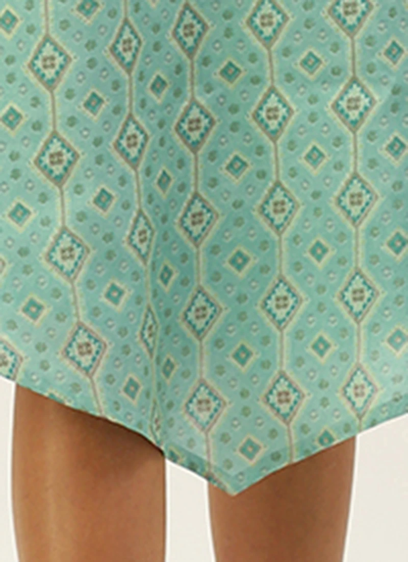 Blue Modal Satin Dress After Six Wear 7 Blue Modal Satin Dress After Six Wear - Image 7