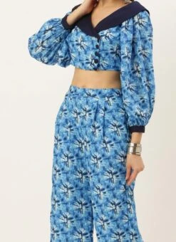 Bottom From Blue Muslin Co Ords Set After Six Wear