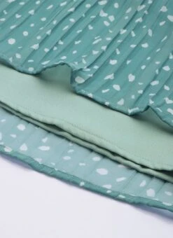 Bottom From Blue N White Printed Pleated Georgette Co-ords After Six Wear -Deals Chic Lehenga Store Blue N White Printed Pleated Georgette Co ords IWBS02211100 rrc4