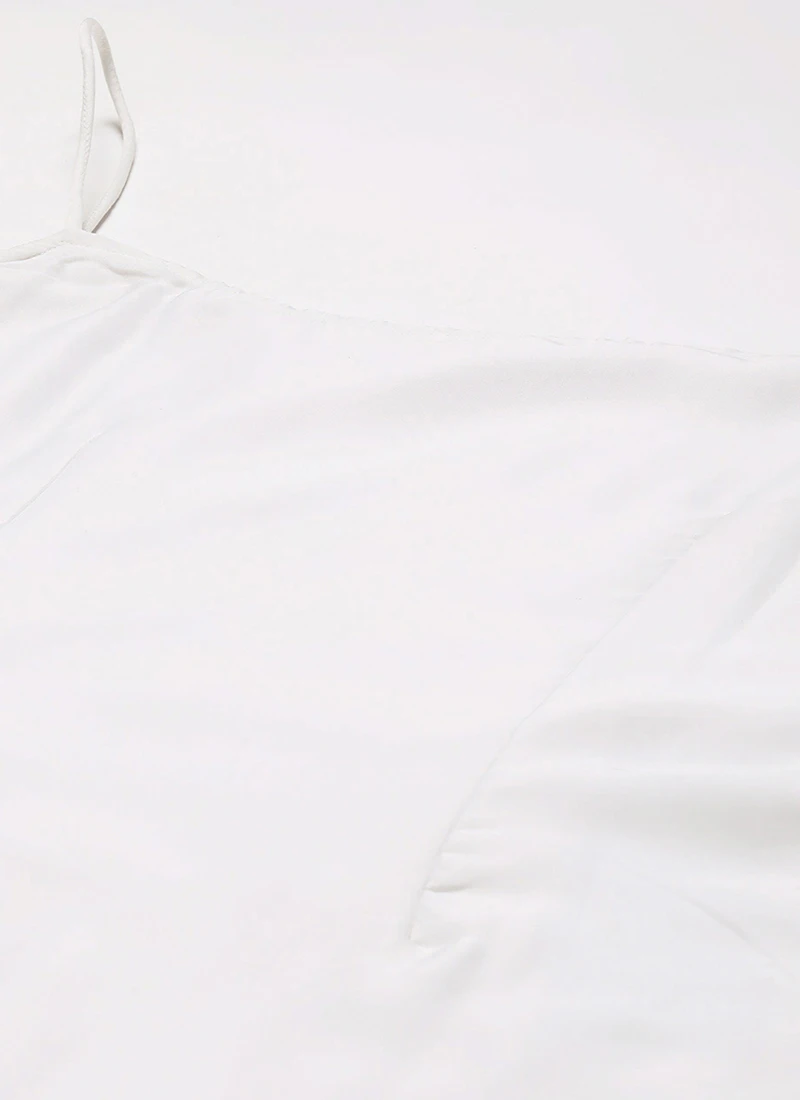 Blue Organza Printed Kaftan Dress Festive Wear 6 Blue Organza Printed Kaftan Dress Festive Wear - Image 6