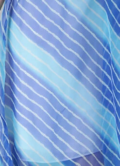 Blue Organza Printed Kaftan Dress Festive Wear 15 Blue Organza Printed Kaftan Dress Festive Wear -Deals Chic Lehenga Store Blue Organza Printed Kaftan Dress DRBS02204783 rrc4