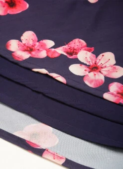 Blue Printed Art Silk Fit And Flare Dress After Six Wear 15 Blue Printed Art Silk Fit And Flare Dress After Six Wear -Deals Chic Lehenga Store Blue Printed Art Silk Fit And Flare Dress DRBS02203484 rrc4