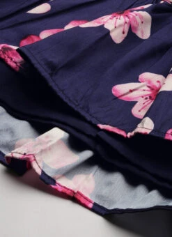 Blue Printed Art Silk Shirt Dress After Six Wear -Deals Chic Lehenga Store Blue Printed Art Silk Shirt Dress DRBS02205850 rrc4