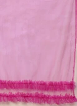 Top From Blue Printed Palazzo Suit After Six Wear -Deals Chic Lehenga Store Blue Printed Palazzo Suit SLBS02303895 rrc4 2