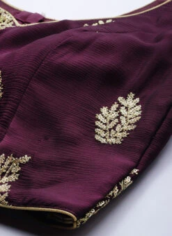 Ethnovog Purple Lehenga Set Wedding Wear -Deals Chic Lehenga Store Bollywood Vogue Custom Made Purple Lehenga Set GHBV01903901 rrc1