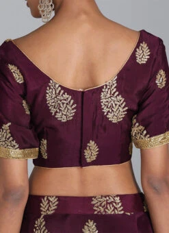 Ethnovog Purple Lehenga Set Wedding Wear -Deals Chic Lehenga Store Bollywood Vogue Custom Made Purple Lehenga Set GHBV01903901 rrc2