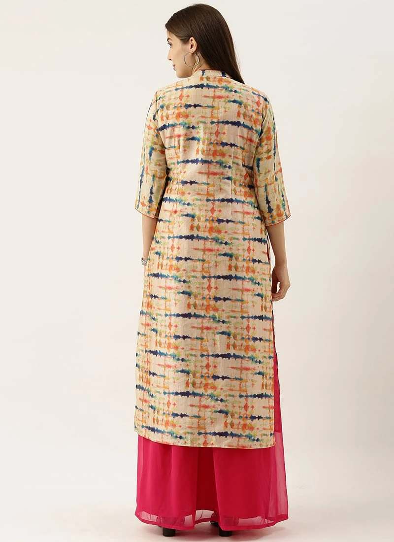 Ethnovog Jacket Style Gown Party Wear 4 Ethnovog Jacket Style Gown Party Wear - Image 4