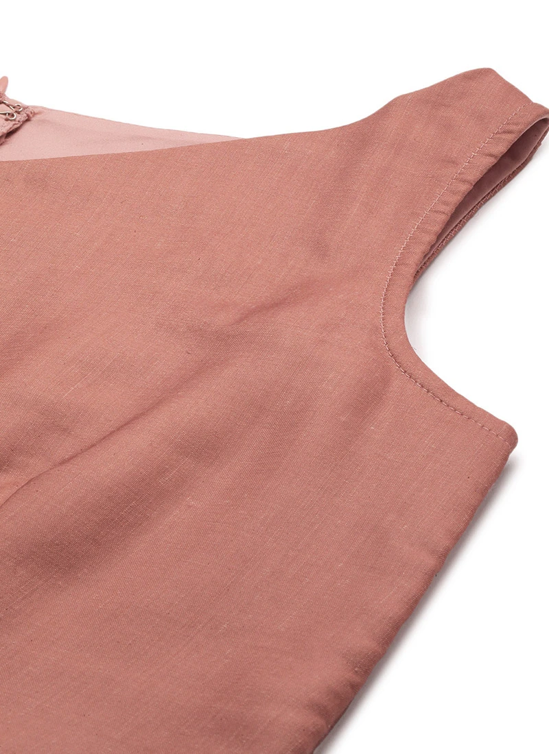 Brown Dhoti Jumpsuit With Embroidered Jacket Festive Wear Party Wear 8 Brown Dhoti Jumpsuit With Embroidered Jacket Festive Wear Party Wear - Image 8