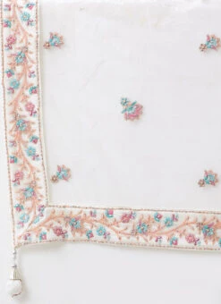 White Net Resham N Hand Work Umbrella Lehenga Choli N Dupatta Wedding Wear -Deals Chic Lehenga Store Charming White Net Resham N Hand Work Umbrella Lehenga Choli N Dupatta GHCBF5424 rrc2