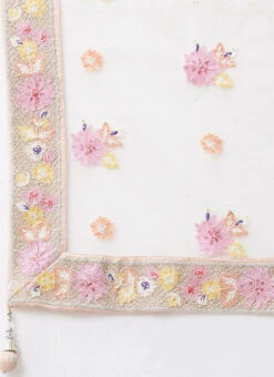 Cream Net Embroidery N Hand Work Umbrella Lehenga N Choli With Dupatta Wedding Wear -Deals Chic Lehenga Store Cream Net Embroidery N Hand Work Umbrella Lehenga N Choli With Dupatta GHCBF4956 rrc2