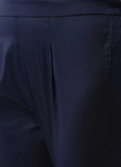 Cream Satin N Blue Ruched Style Anarkali Suit Festive Wear -Deals Chic Lehenga Store Cream Satin N Blue Ruched Style Anarkali Suit SLBS02204840 rrc2