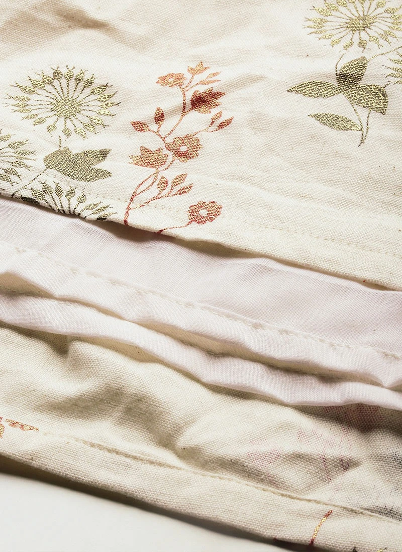 Cream Silk Cotton Ankle Length Dress After Six Wear 7 Cream Silk Cotton Ankle Length Dress After Six Wear - Image 7