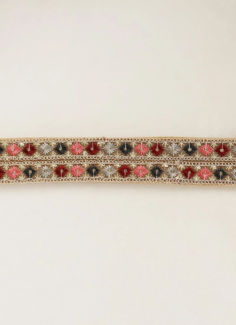 Dupatta From Cream And Blue Printed N Embroidered Set After Six Wear 7 Dupatta From Cream And Blue Printed N Embroidered Set After Six Wear - Image 7