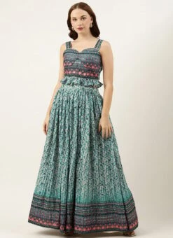 Skirt From Cream And Blue Printed N Embroidered Skirt Set After Six Wear 10 Skirt From Cream And Blue Printed N Embroidered Skirt Set After Six Wear -Deals Chic Lehenga Store Cream and Blue Printed N Embroidered Skirt Set IWBS02301062 u