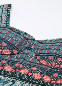 Skirt From Cream And Blue Printed N Embroidered Skirt Set After Six Wear 12 Skirt From Cream And Blue Printed N Embroidered Skirt Set After Six Wear -Deals Chic Lehenga Store Cream and Blue Printed N Embroidered Skirt Set IWBS02301062 rrc1