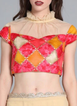 Beige Half N Half Border Saree Festive Wear -Deals Chic Lehenga Store Custom Made Beige Half N Half Border Saree SABS01908555 rrc3