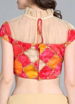 Beige Half N Half Border Saree Festive Wear -Deals Chic Lehenga Store Custom Made Beige Half N Half Border Saree SABS01908555 rrc4