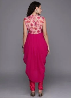 Dhoti Style Narrow Straight Pant Set Festive Wear -Deals Chic Lehenga Store Custom Made Dhoti Style Narrow Straight Pant Set IWBS01907911 b