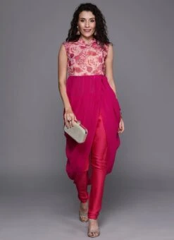 Dhoti Style Narrow Straight Pant Set Festive Wear -Deals Chic Lehenga Store Custom Made Dhoti Style Narrow Straight Pant Set IWBS01907911 u