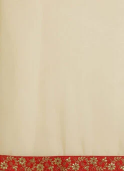 Beige Plain Georgette Border Saree Festive Wear -Deals Chic Lehenga Store Customised Beige Plain Georgette Border Saree SABS01908483 rrc3